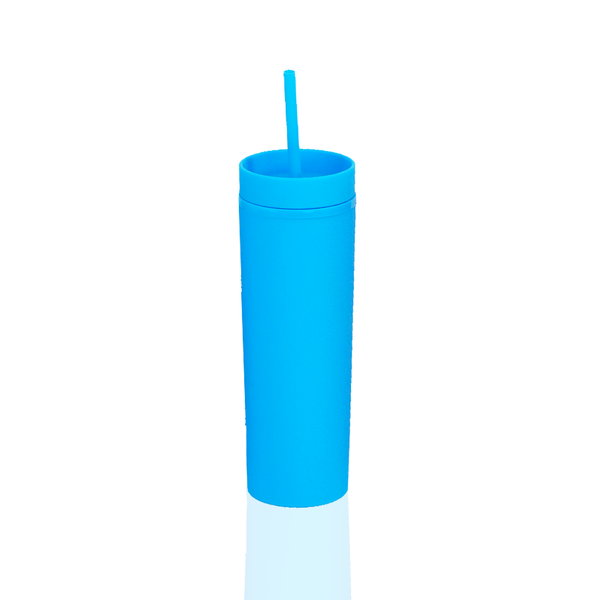 Skinny Tumbler 400 ml Azul Neon