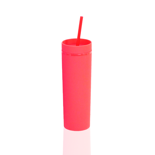 Skinny Tumbler 400 ml Naranja Coral